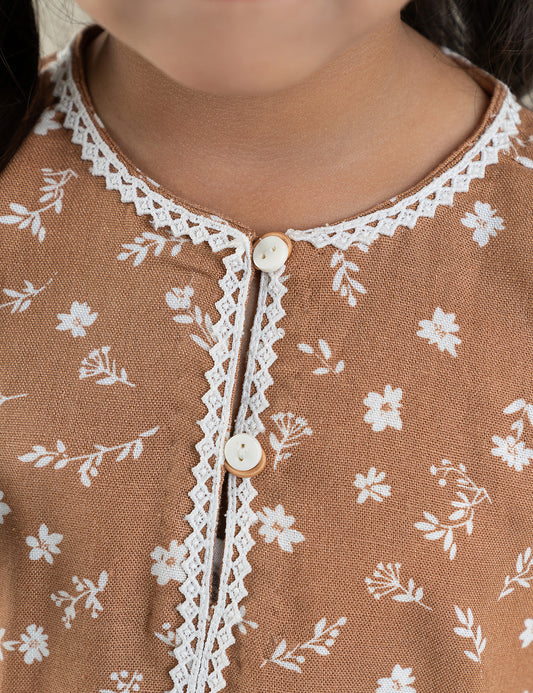 2 PIECE FLORAL PRINTED SUIT