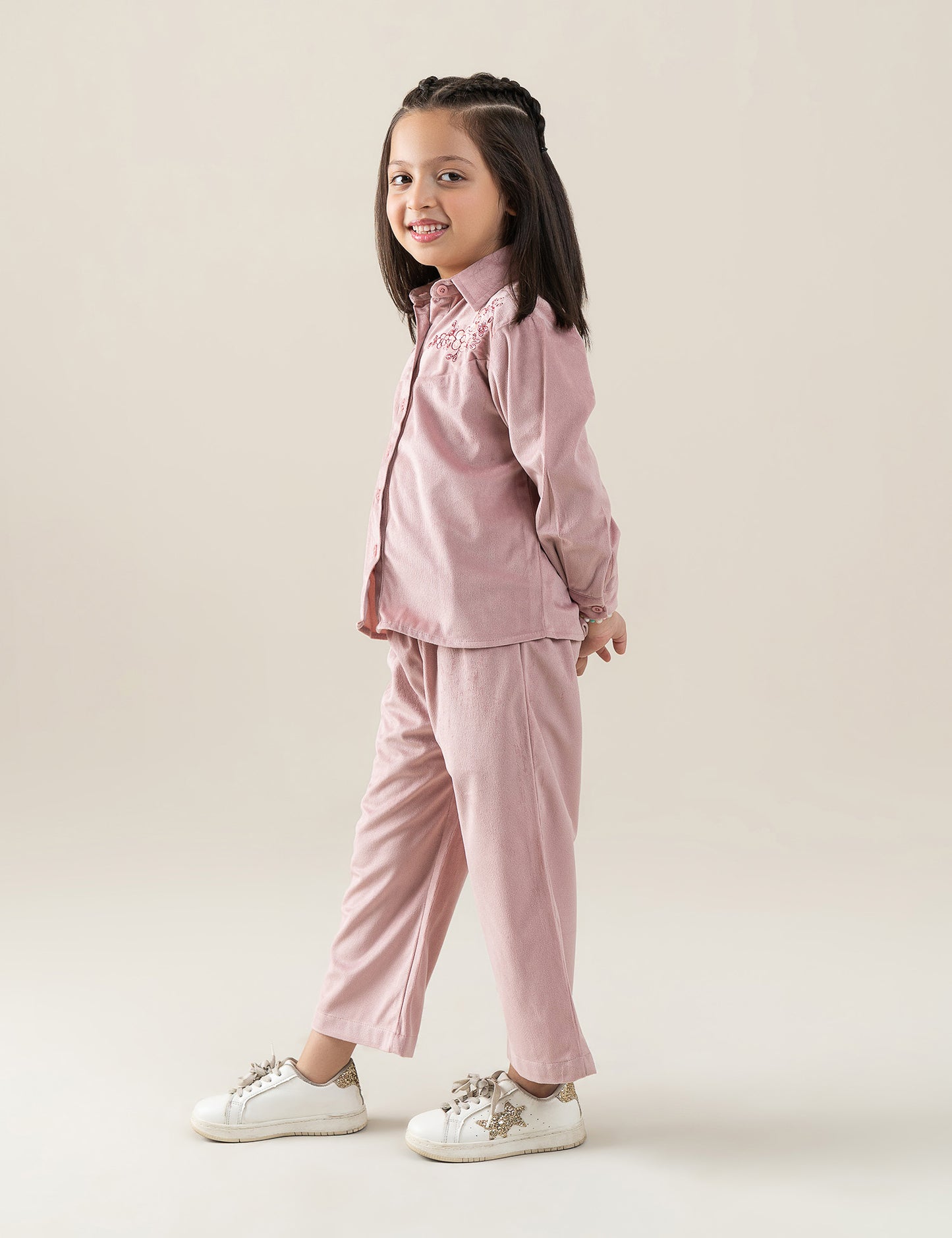 FLORAL EMBROIDERD CO-ORD SET