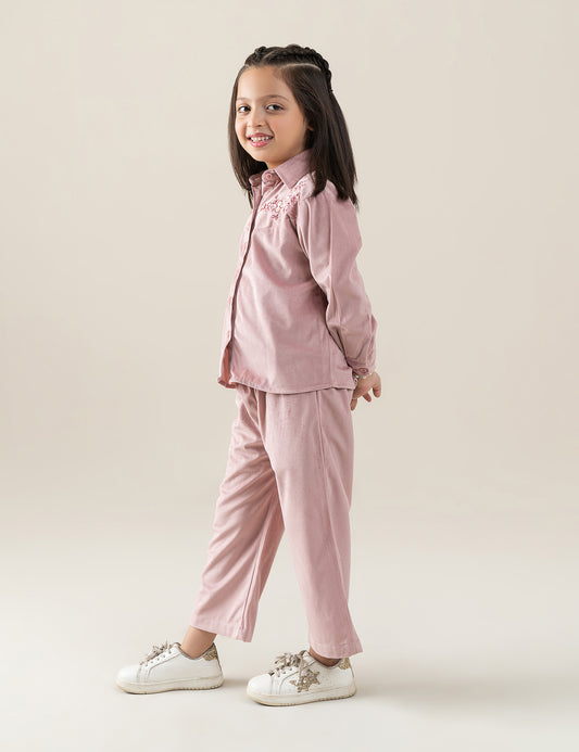 FLORAL EMBROIDERD CO-ORD SET