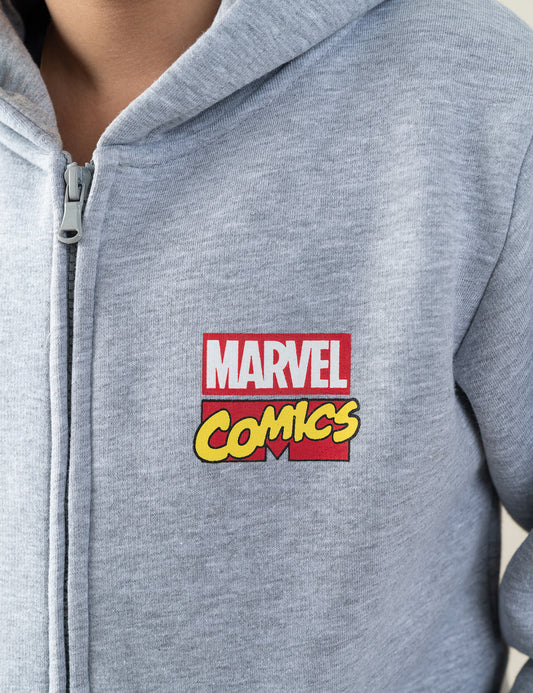 MARVEL COMICS PRINTED HOODIE