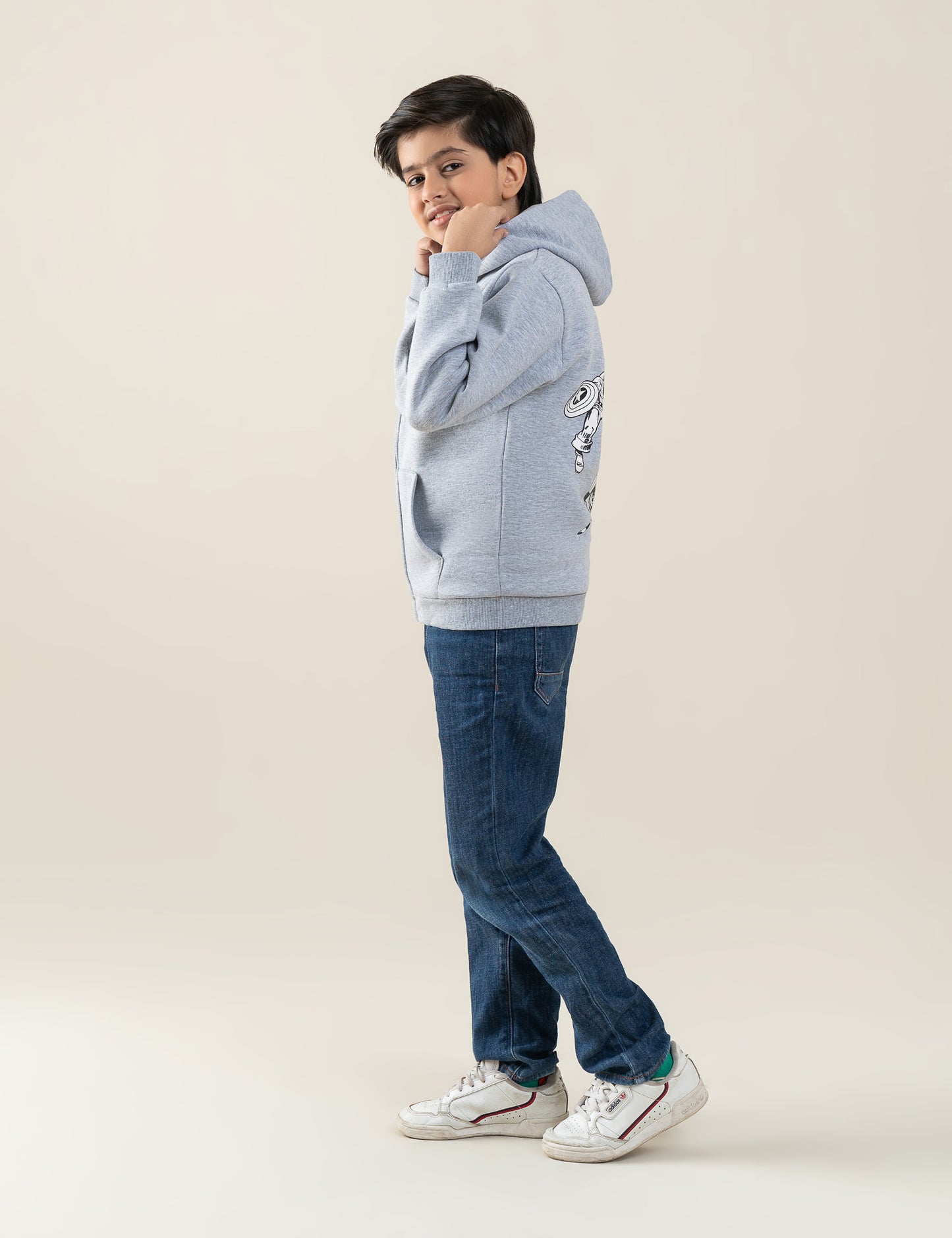 MARVEL COMICS PRINTED HOODIE