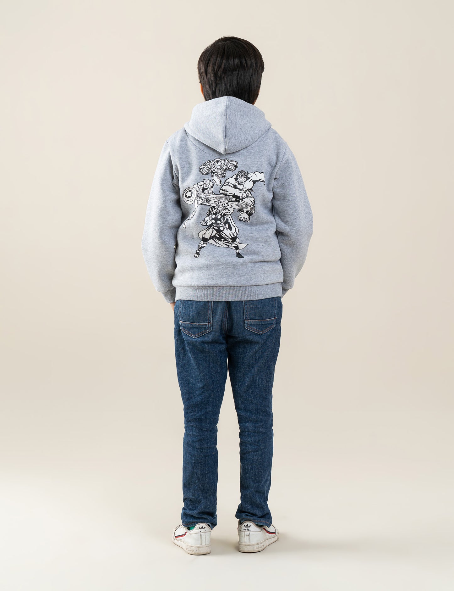 MARVEL COMICS PRINTED HOODIE