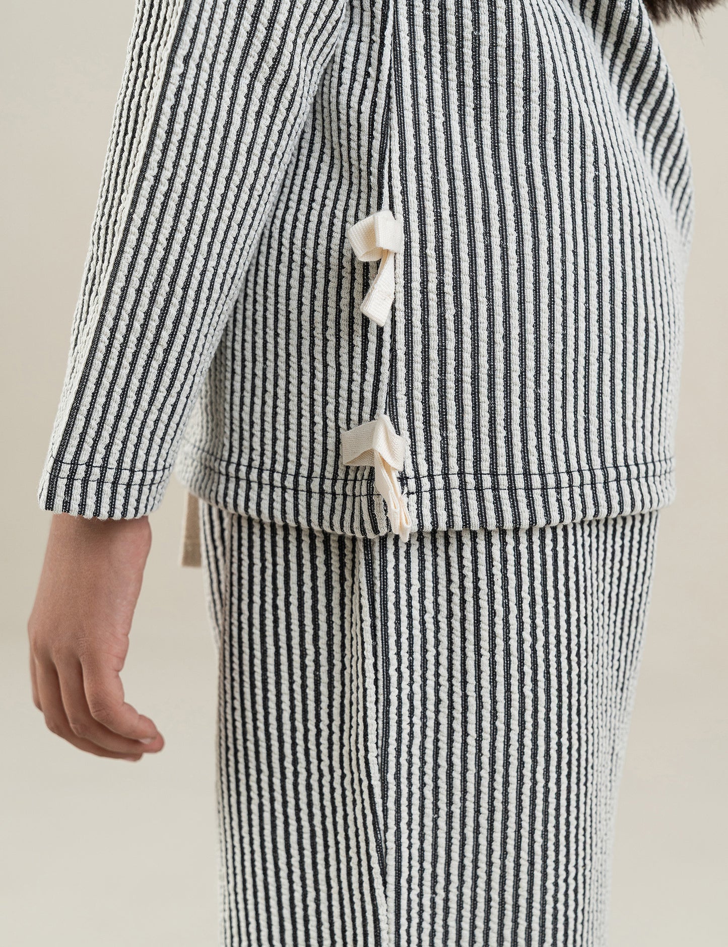 2 PIECE STRIPED SUIT