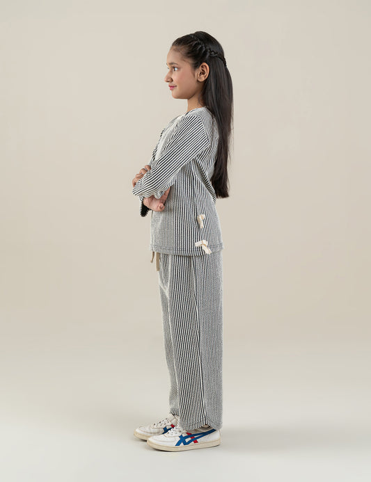 2 PIECE STRIPED SUIT