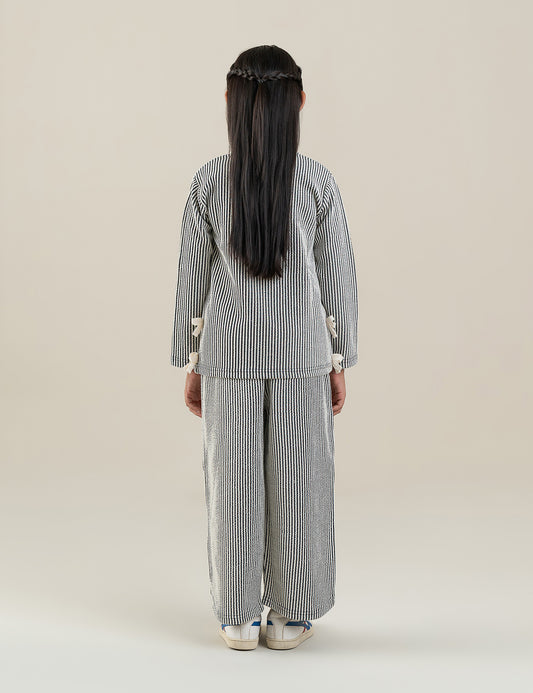 2 PIECE STRIPED SUIT