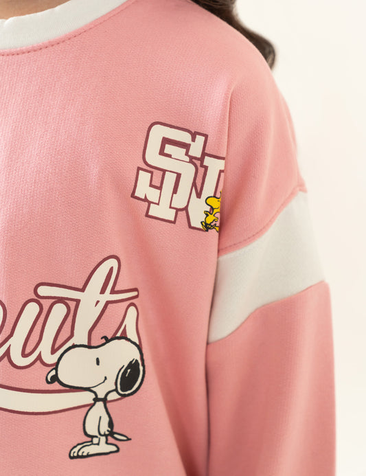 2 PIECE PEANUTS GRAPHIC SUIT