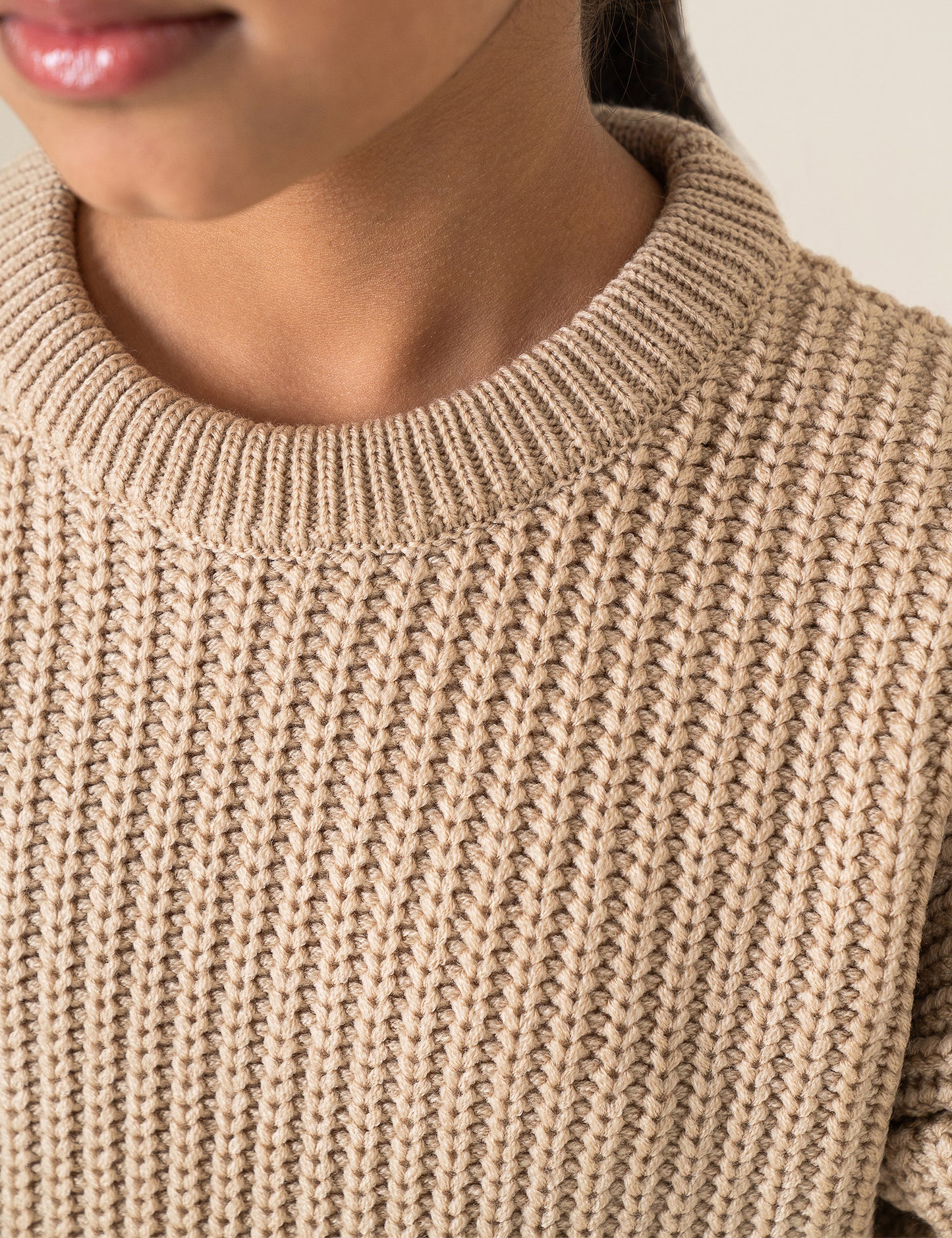 CABLE KNIT SWEATER