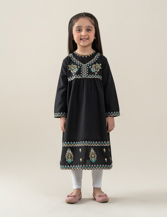 EMBROIDERED LONG DRESS