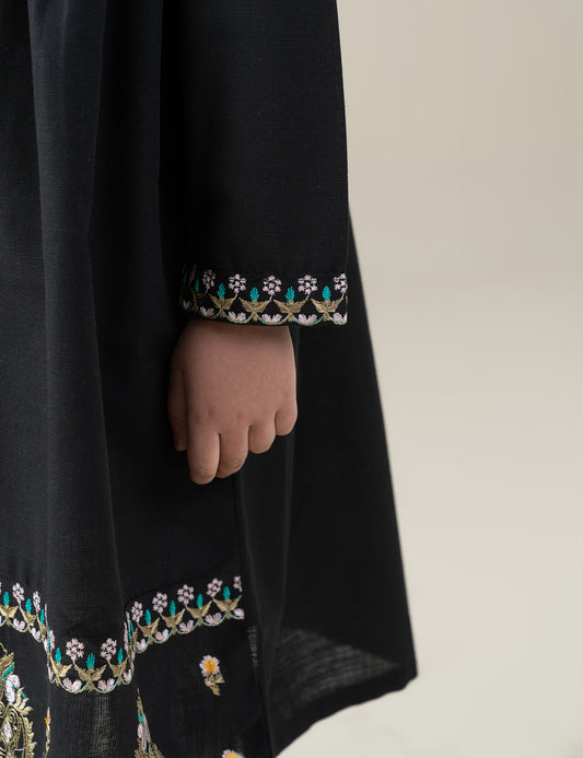 EMBROIDERED LONG DRESS