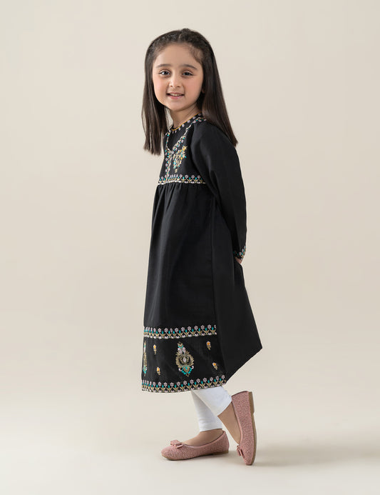 EMBROIDERED LONG DRESS