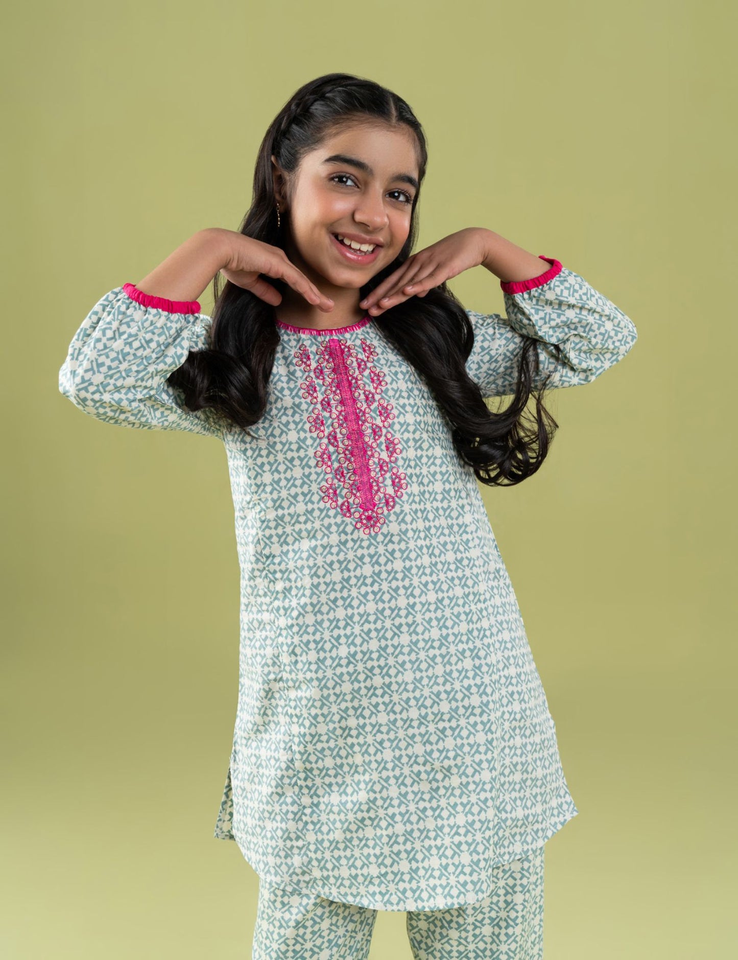 2 PIECE EMBROIDERED SUIT