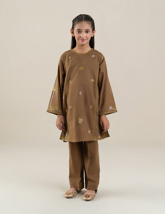 2 PIECE ALLOVER EMBROIDERED SUIT