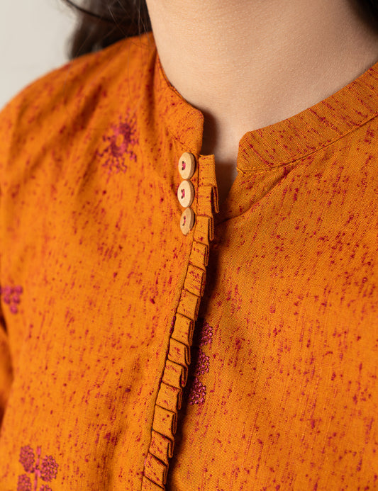 2 PIECE ALLOVER EMBROIDERED SUIT