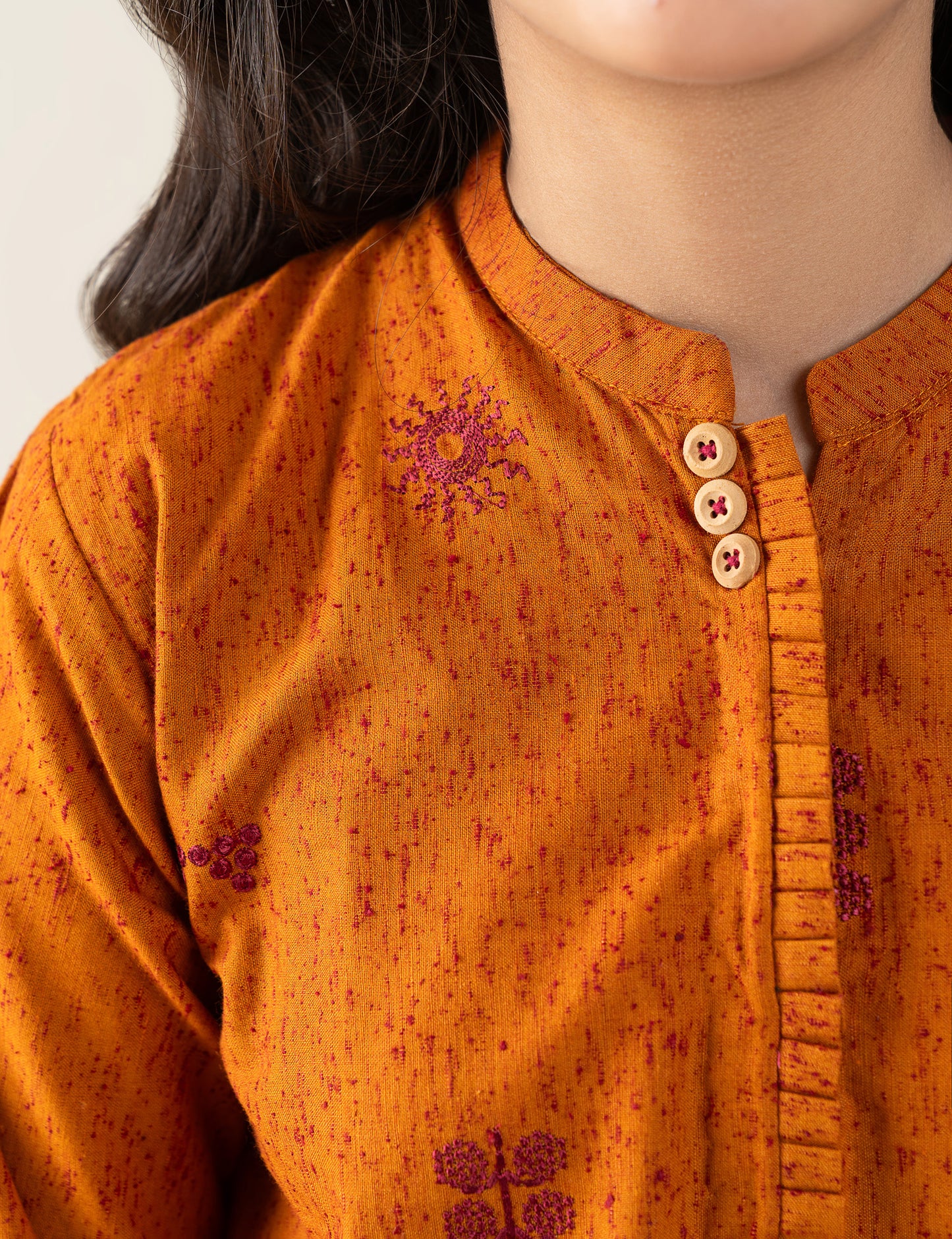 2 PIECE ALLOVER EMBROIDERED SUIT