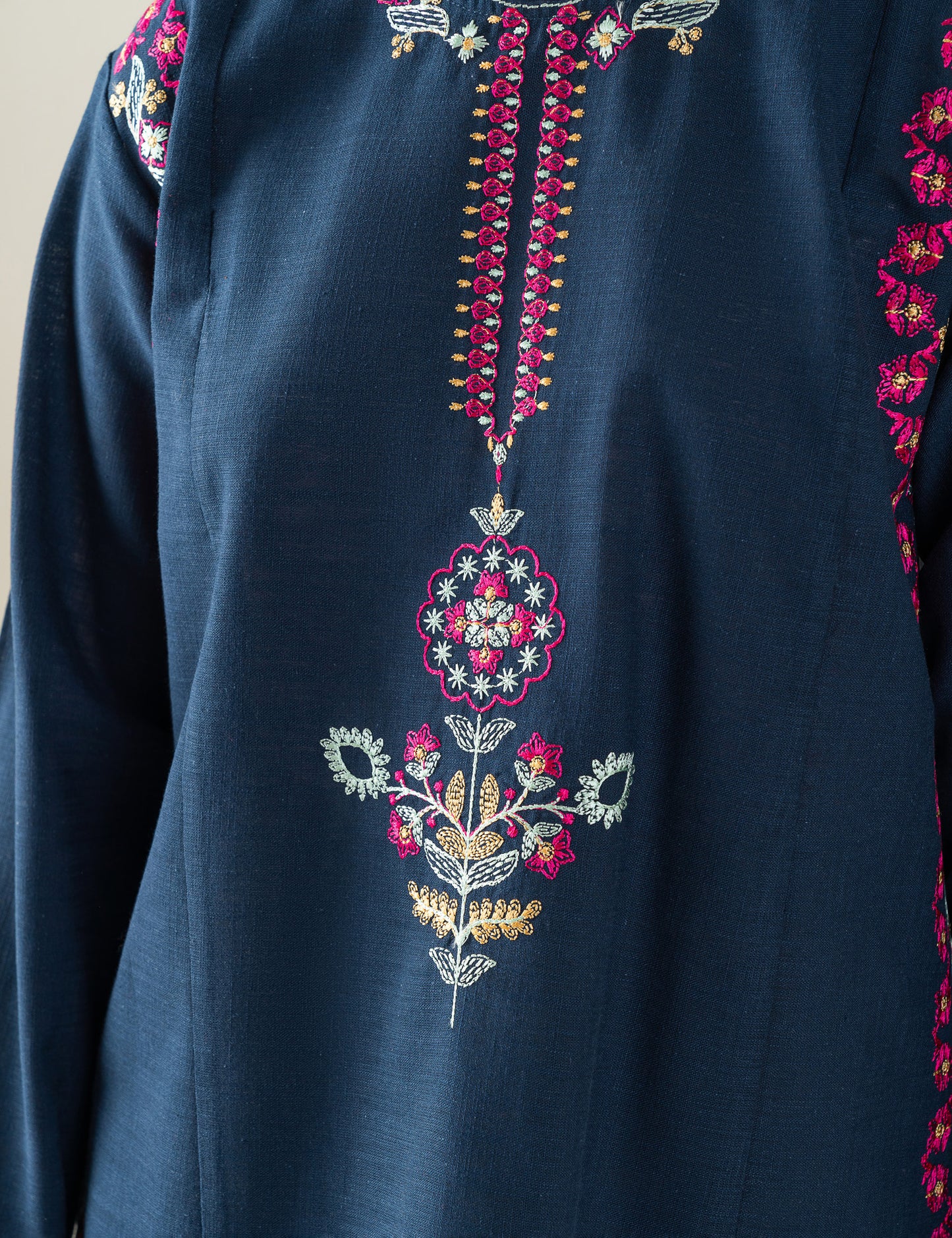 2 PIECE ETHNIC EMBROIDERED SUIT
