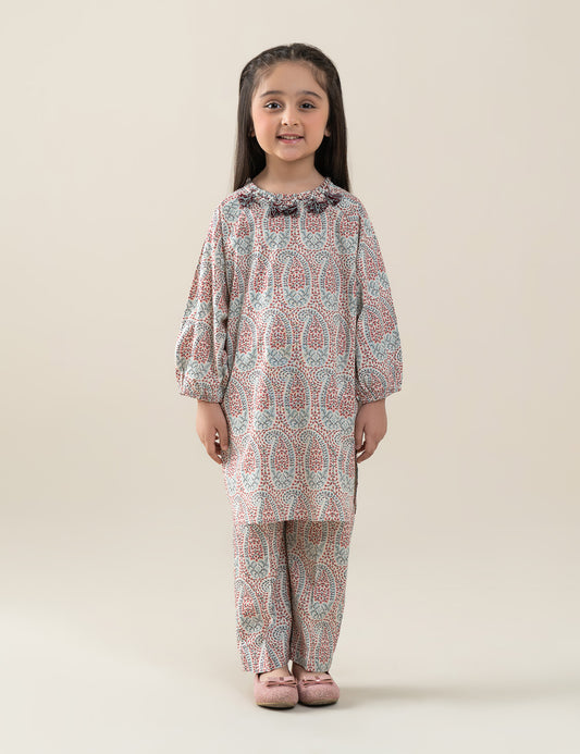 2 PIECE PRINTED SUIT