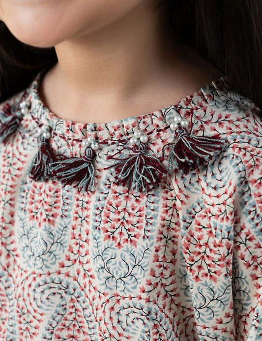 2 PIECE PRINTED SUIT