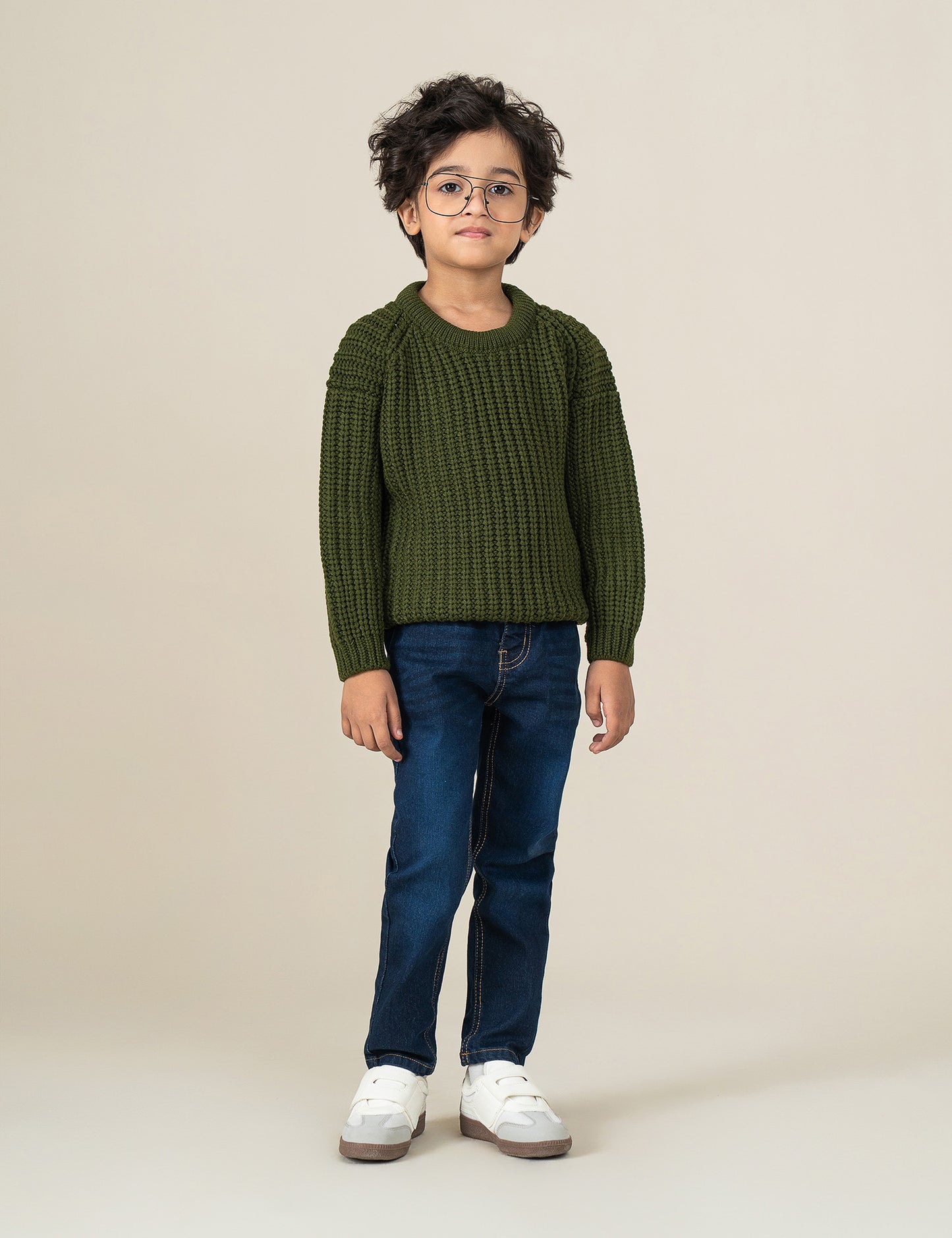 TEXTURED KNIT SWEATER