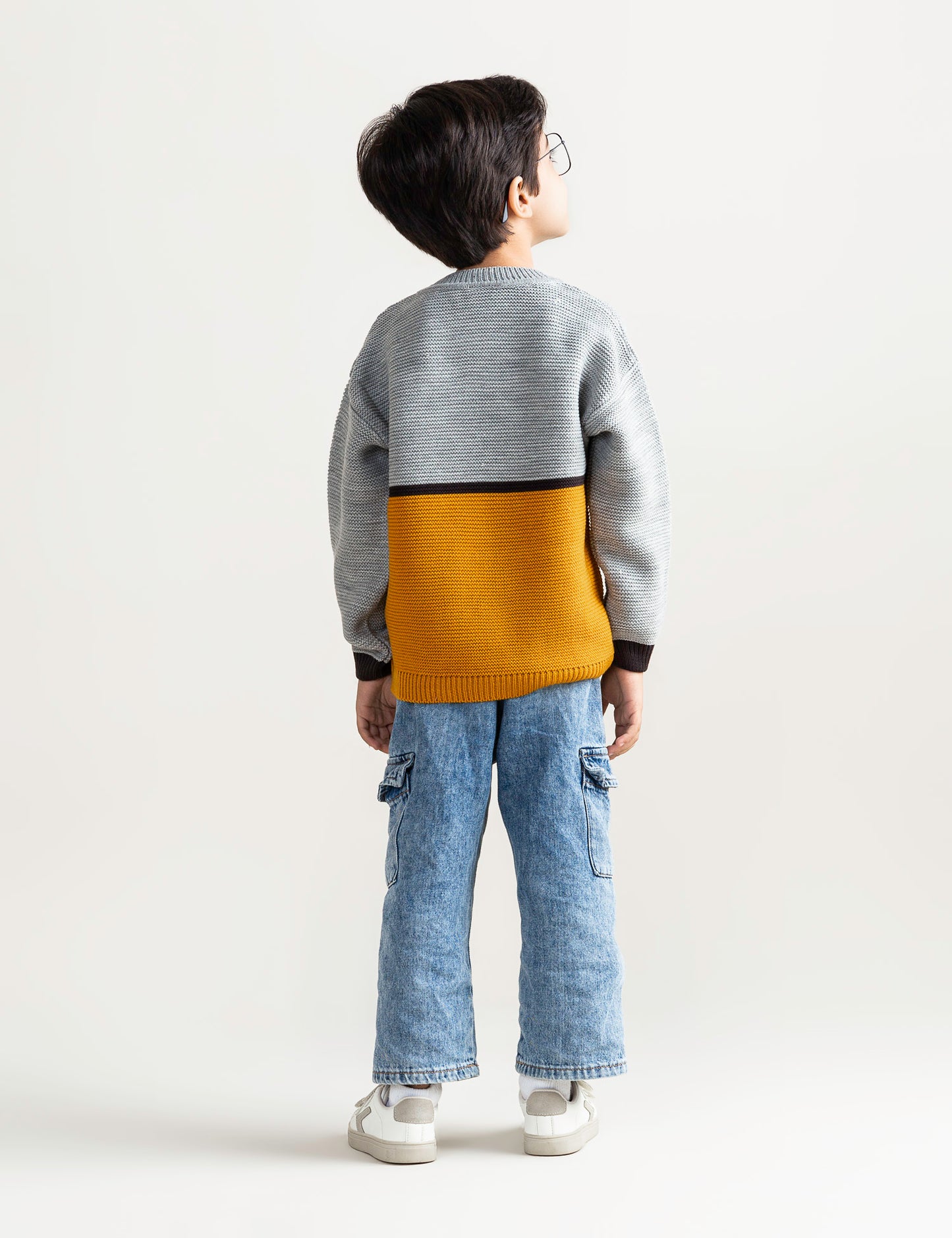 COLOR BLOCK SWEATER