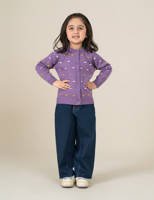 EMBROIDERED CARDIGAN