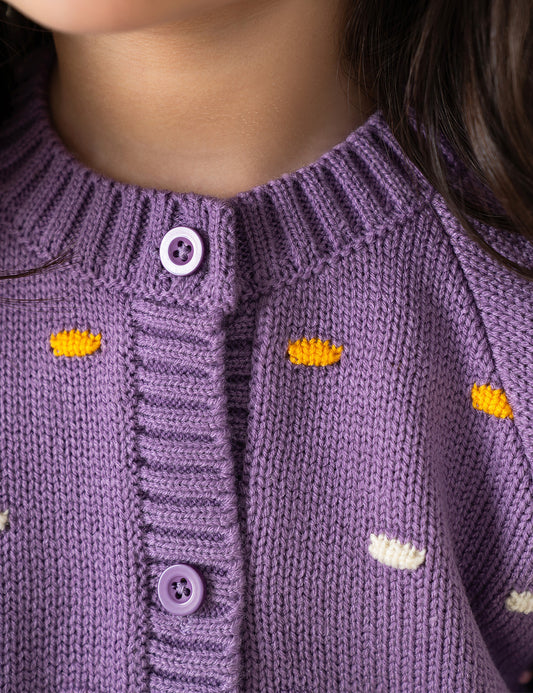 EMBROIDERED CARDIGAN