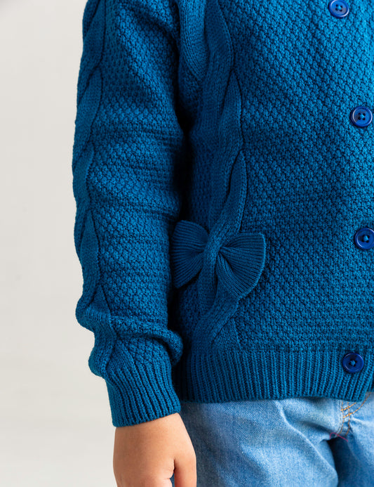 CABLE KNIT CARDIGAN