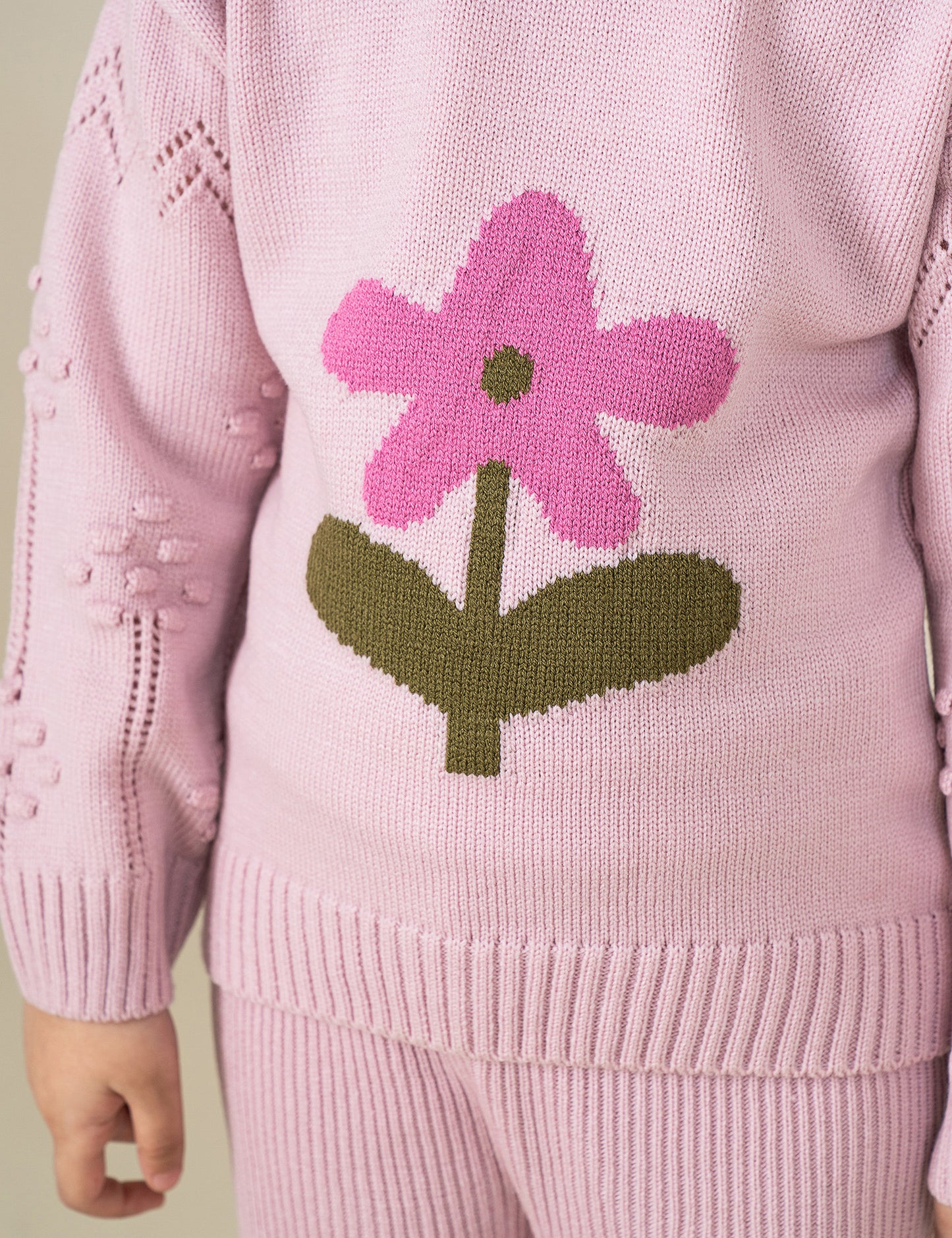 JACQUARD KNIT SWEATER