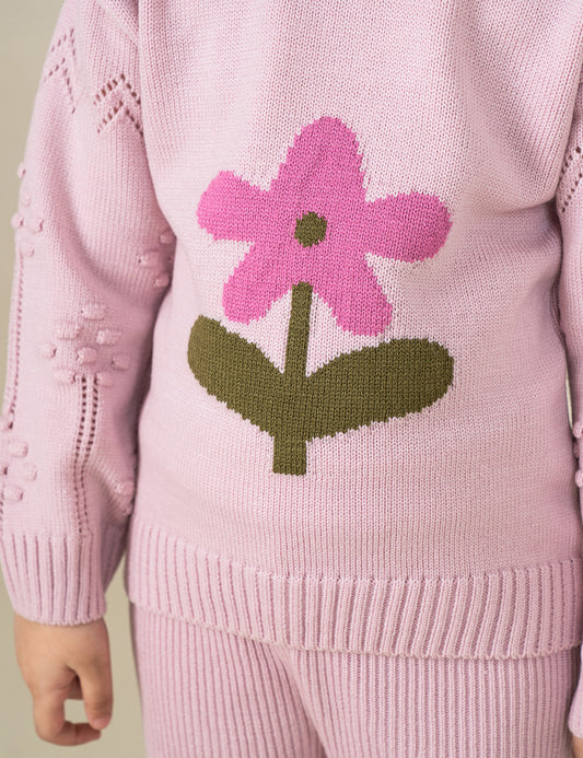 JACQUARD KNIT SWEATER