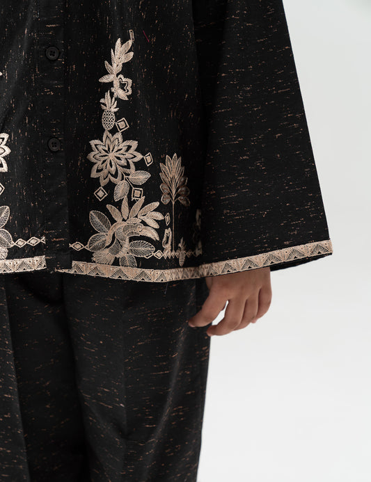 2 PIECE EMBROIDERED SUIT