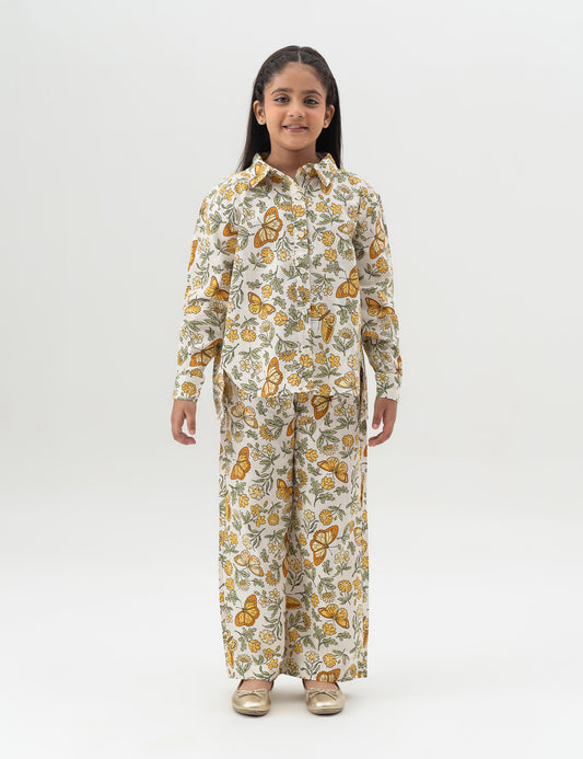 2 PIECE FLORAL PRINTED SUIT