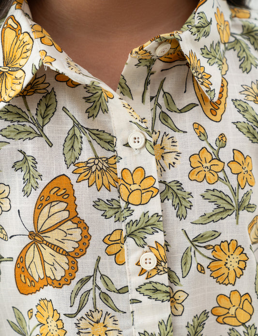 2 PIECE FLORAL PRINTED SUIT