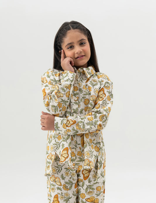 2 PIECE FLORAL PRINTED SUIT