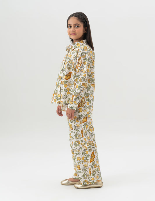 2 PIECE FLORAL PRINTED SUIT