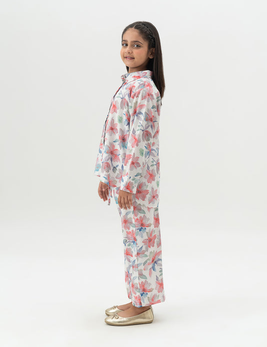 2 PIECE FLORAL PRINTED SUIT
