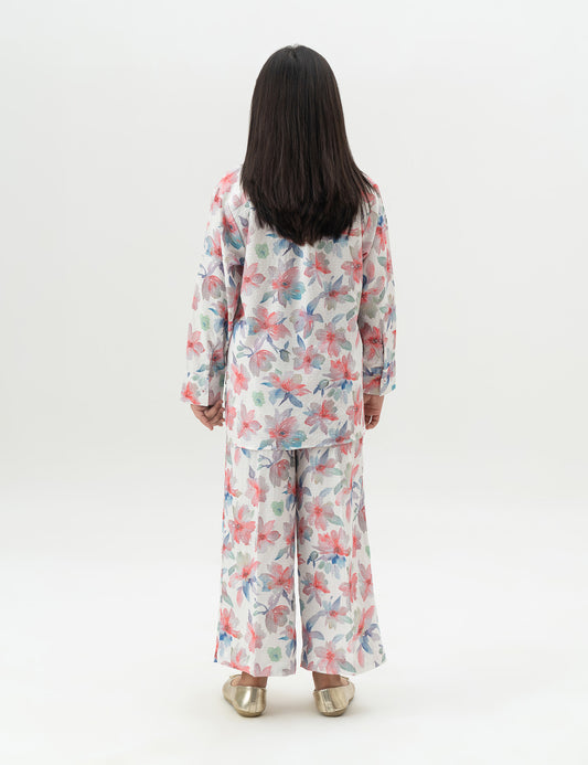 2 PIECE FLORAL PRINTED SUIT