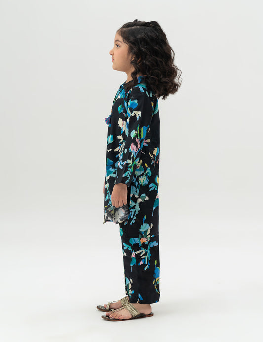 2 PIECE FLORAL PRINTED SUIT