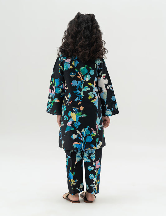2 PIECE FLORAL PRINTED SUIT