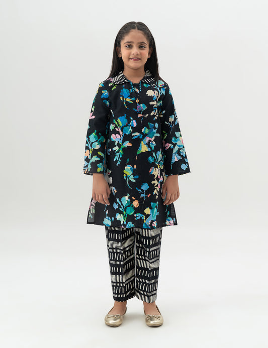 2 PIECE FLORAL PRINTED SUIT