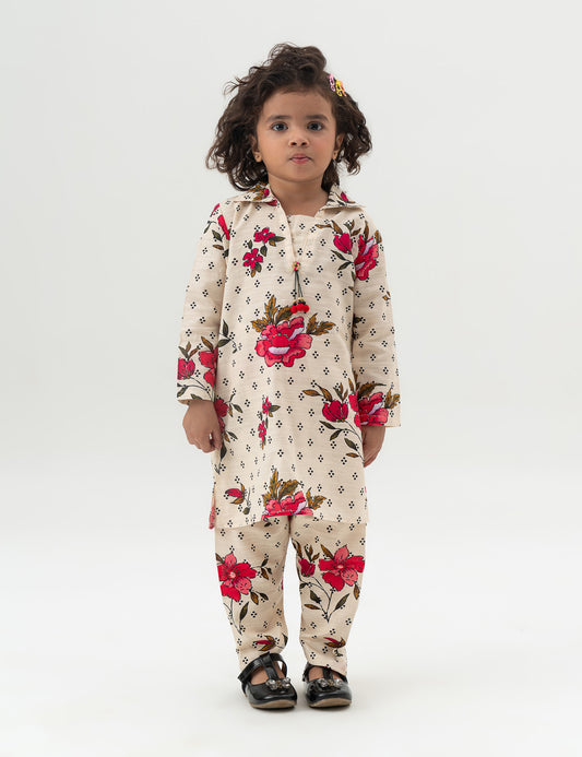 2 PIECE FLORAL PRINTED SUIT