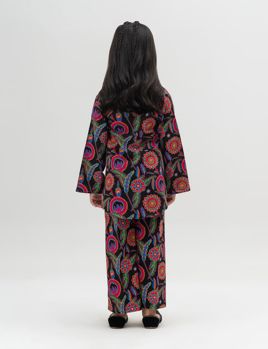2 PIECE FLORAL PRINTED SUIT