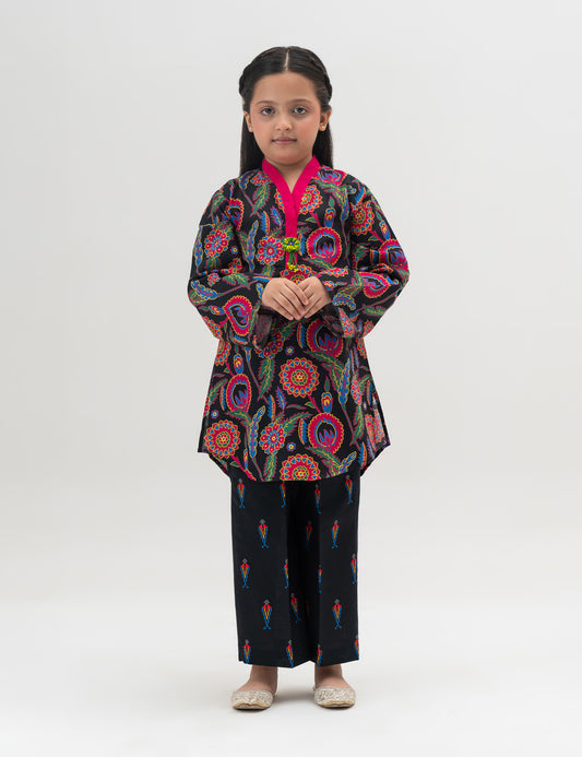2 PIECE FLORAL PRINTED SUIT