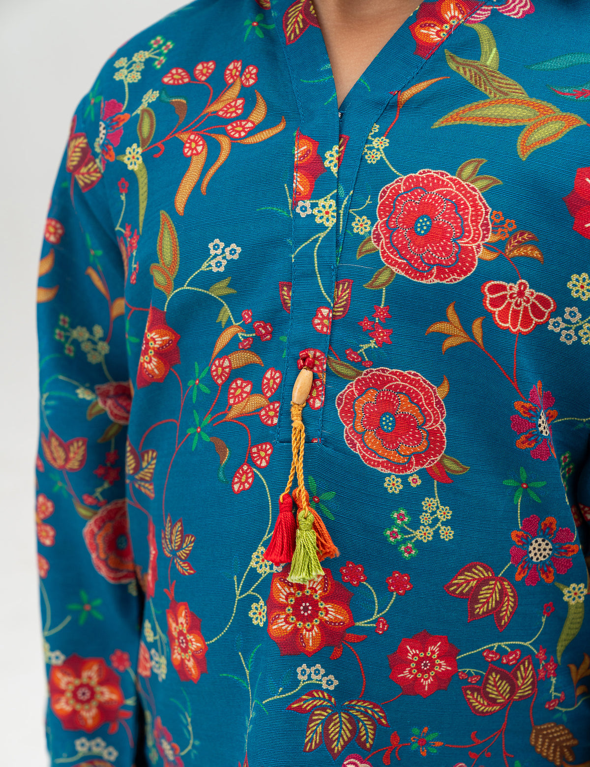 2 PIECE FLORAL PRINTED SUIT