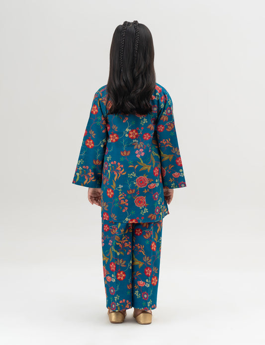 2 PIECE FLORAL PRINTED SUIT