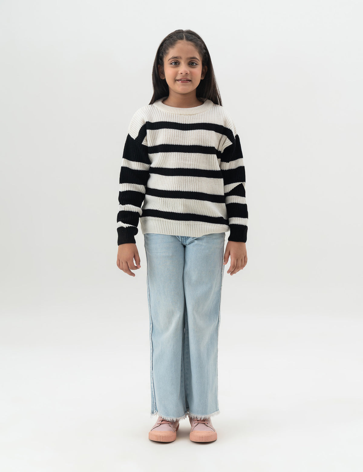STRIPED KNIT SWEATER