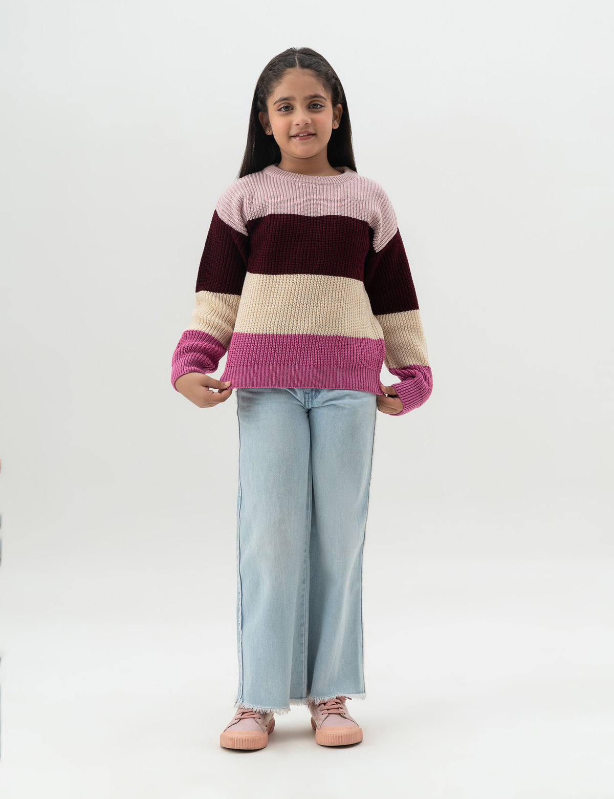 COLOR BLOCK SWEATER