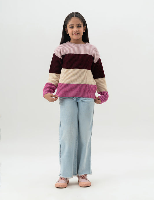 COLOR BLOCK SWEATER