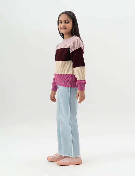 COLOR BLOCK SWEATER