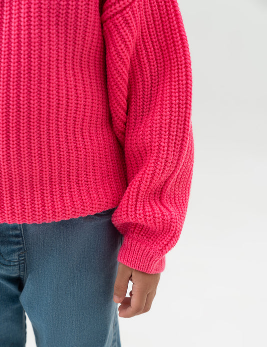 TEXTURED KNIT SWEATER