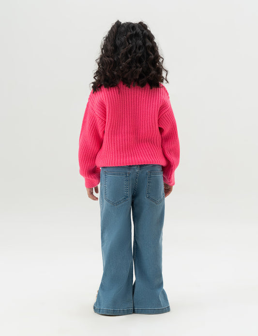 TEXTURED KNIT SWEATER