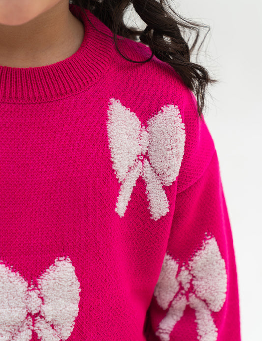 JACQUARD KNIT SWEATER
